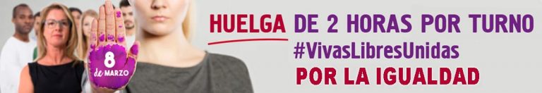 8 de Marzo – Convocatoria Paros Laborales – Sección Sindical Entelgy CCOO